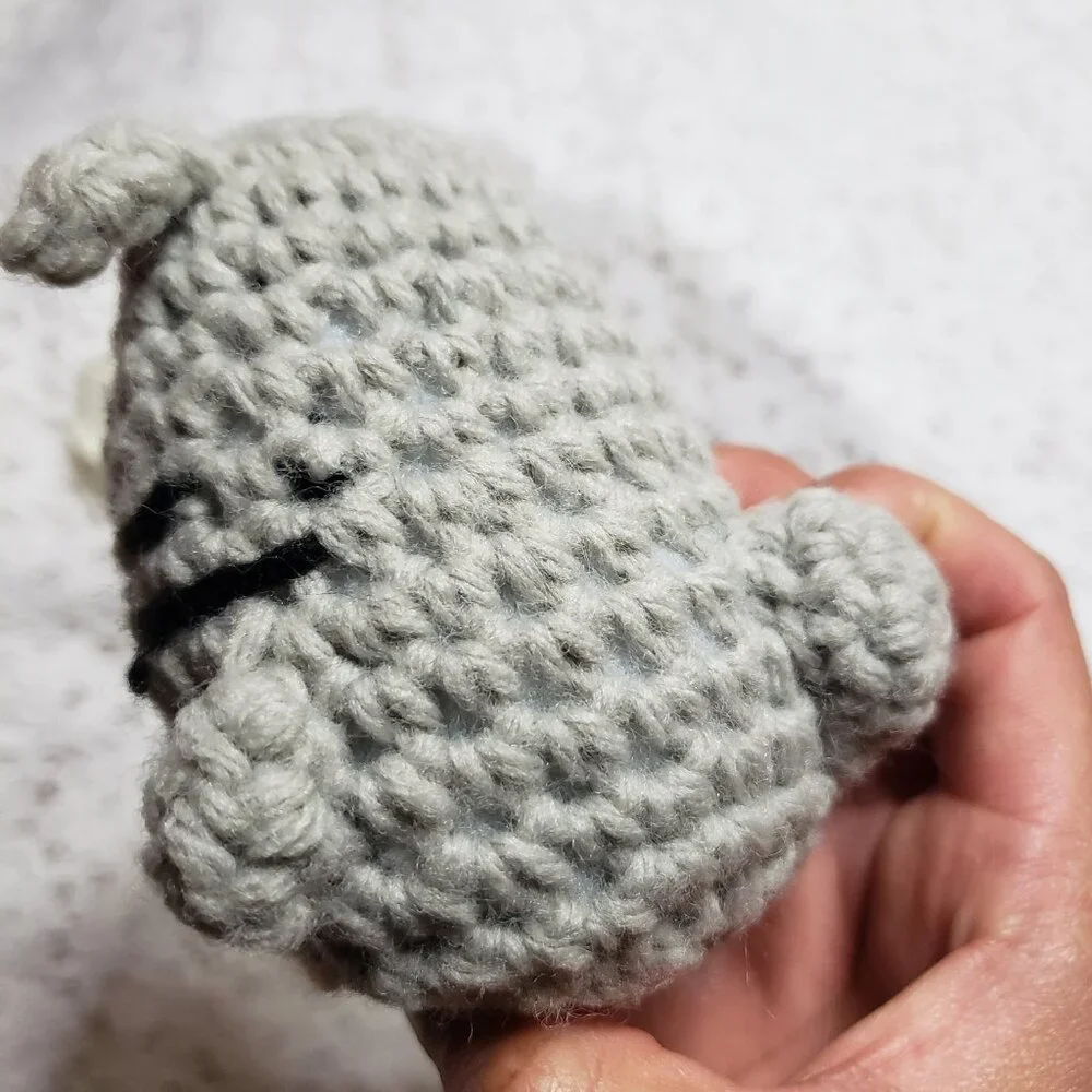 New Handmade Amigurumi Crochet Small Ugly Totoro Stuffed Animal Toy Funny 2